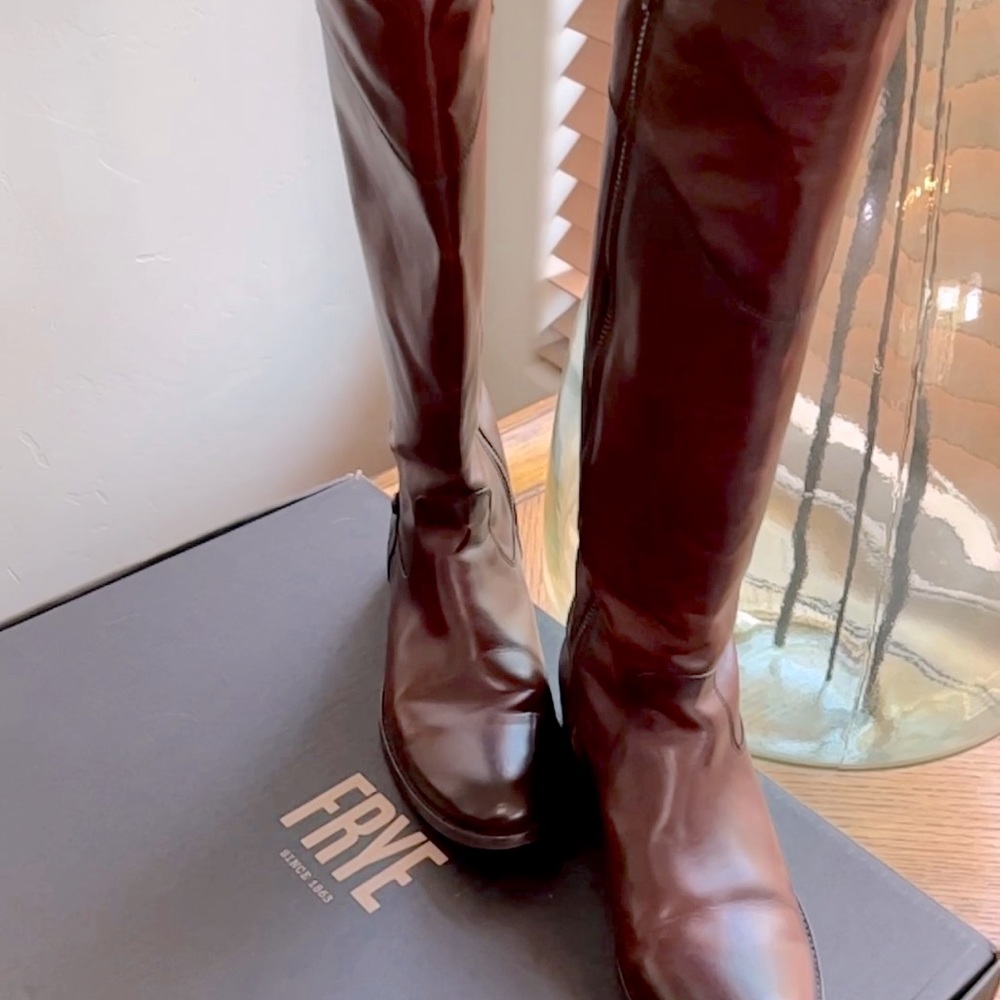 Frye Women's Heeled Boots in Rich Brown